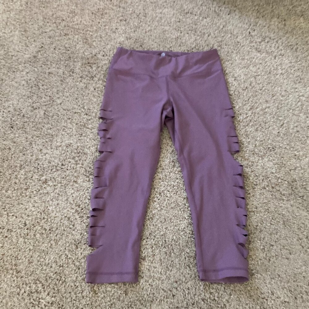 90 degrees by Reflex purple leggings sz m